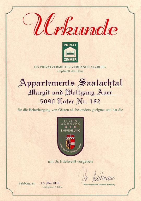 Apartments Saalachtal Lofer Eksteriør bilde